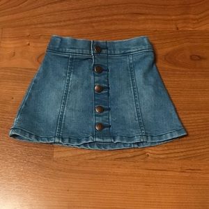 Old Navy Denim Jean  Skirt Toddler Sz 18-24